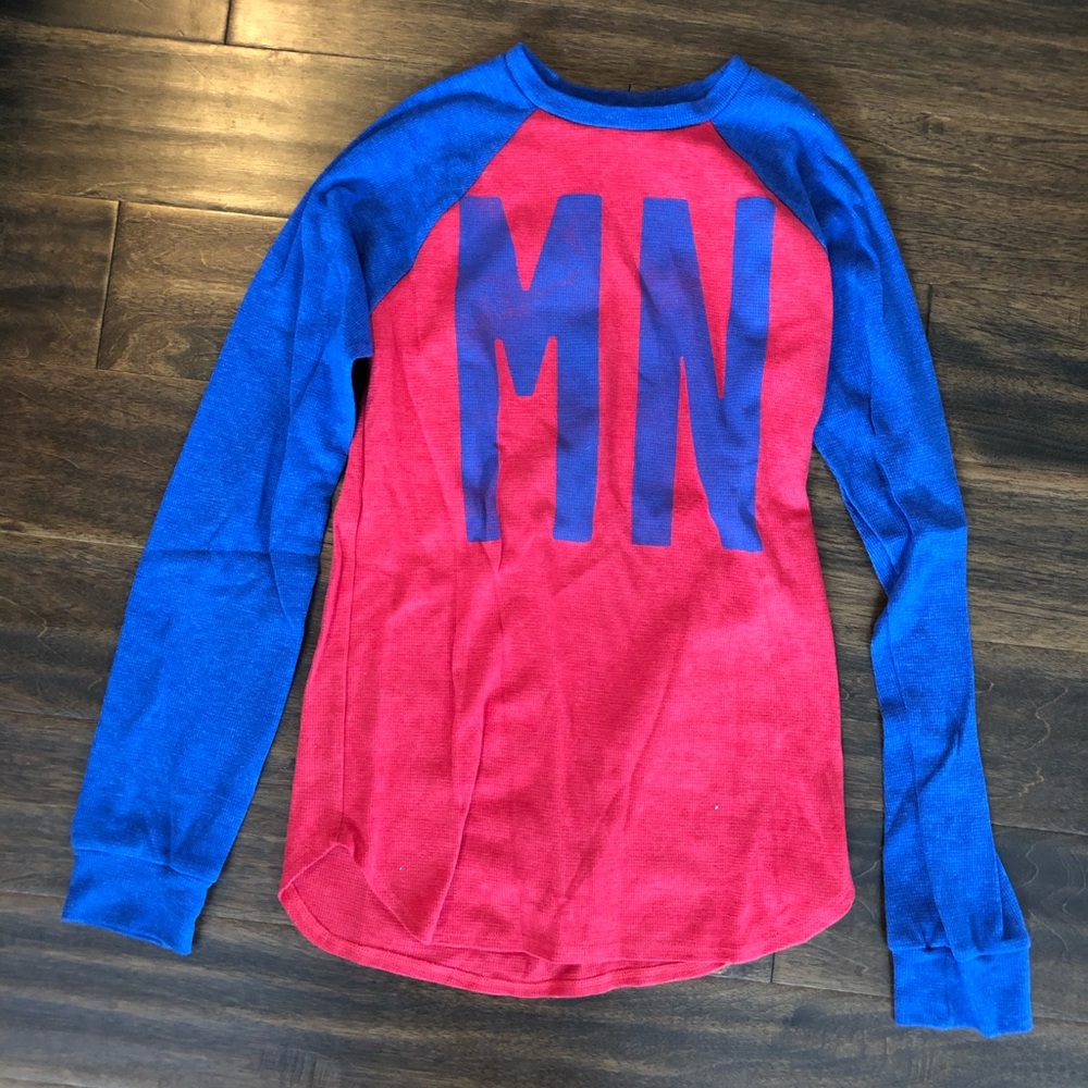 MN Long Sleeve Waffle Shirt - Small